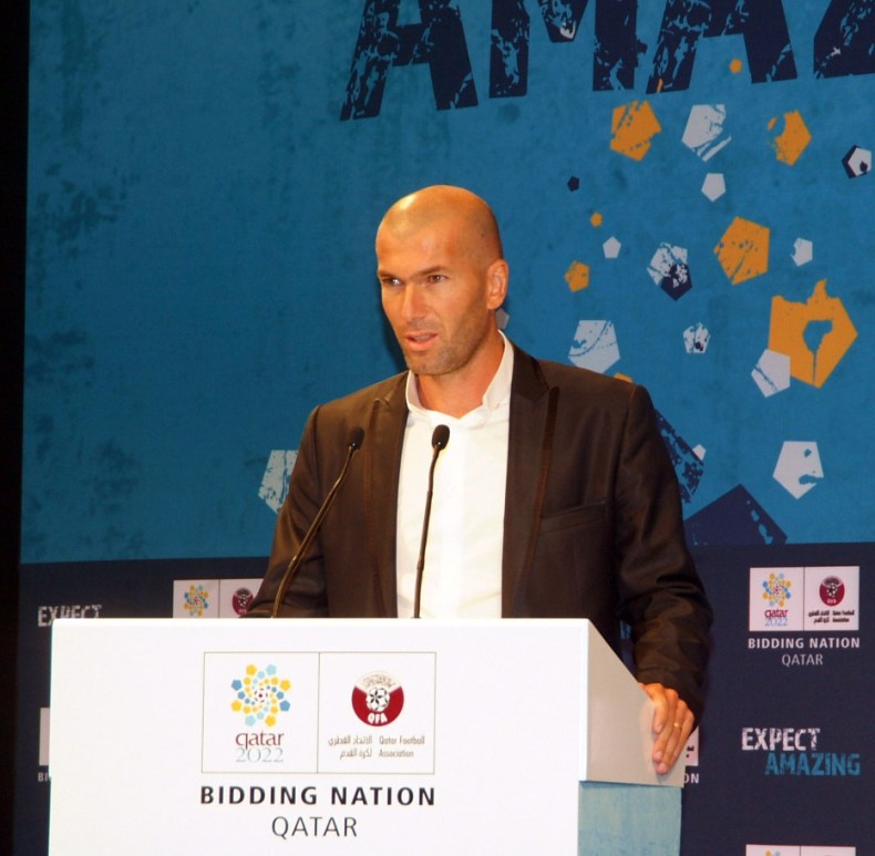 Zinedine Zidane Named Ambassador Of Qatar's 2022 World Cup Bid