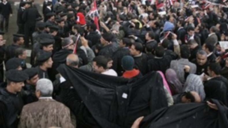 مسيرة ثورية لفناني مصر الشرفاء