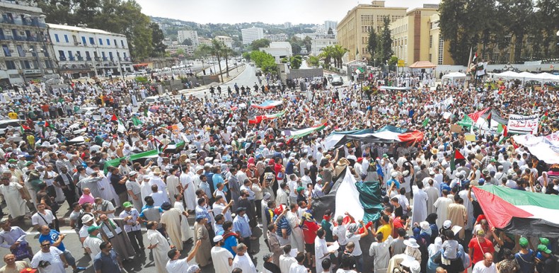 Soutien à Ghaza: manifestation millionnaire à Alger