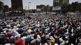 وصول المئات في مسيرتين لاعتصام “رابعة” للمشاركة بـ”مليونية الفرقان”