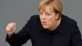 ميركل تعارض ترامب في كلمة