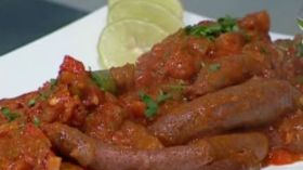 مصران محشي باللحم المفروم