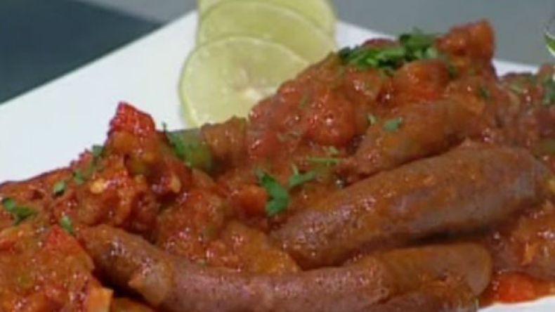 مصران محشي باللحم المفروم