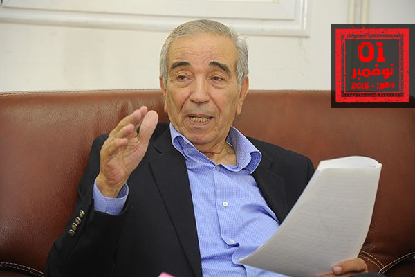 Chairman of the MALG’s War Veterans Association, Dahou Ould Kablia to Echorouk: “Abbane opposed the revolution's leadership”