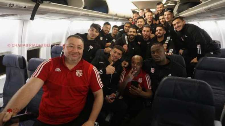 شباب بلوزداد ينشر صورة رحلته إلى الكونغو