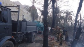 الجيش يتدخل لإخماد حرائق الغابات