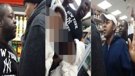 بريطاني يهاجم منقبة ويشبهها بـ “باتمان”