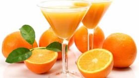 عصير البرتقال بالزنجبيل