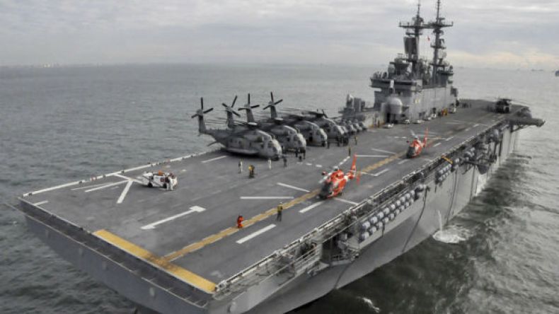 سفن إنزال أمريكية تقل 4 آلاف عسكري تدخل المتوسط