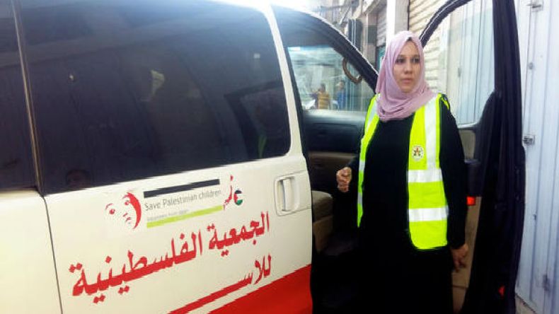 حنان أبو القاسم.. مسعفة الميدان الحربي والرياضي