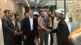 استقبال مؤثر للصحفي “محمد باهر” في قطر