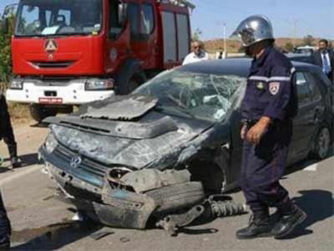 DGSN: recul des accidents de la route de 25 cas la semaine dernière
