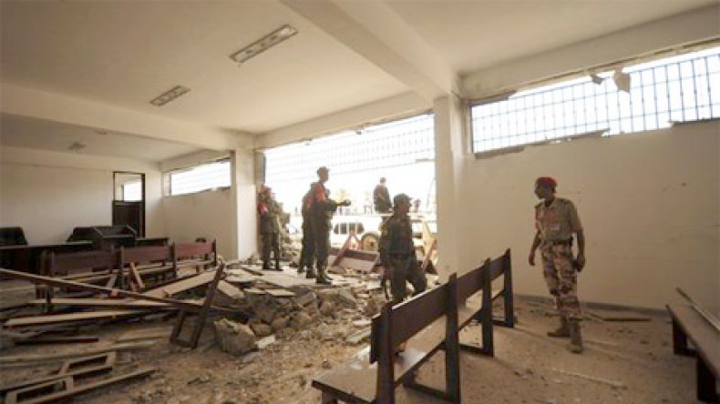 انفجار قوي يهز مبنى الاستخبارات العسكرية في بنغازي الليبية