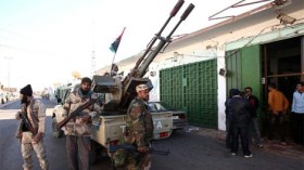 ثوار ليبيون يقاتلون إلى جانب الجيش السوري الحر