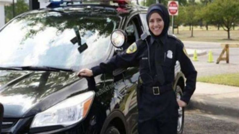 اللبنانية أمل شموط.. أول شرطية محجبة في أمريكا