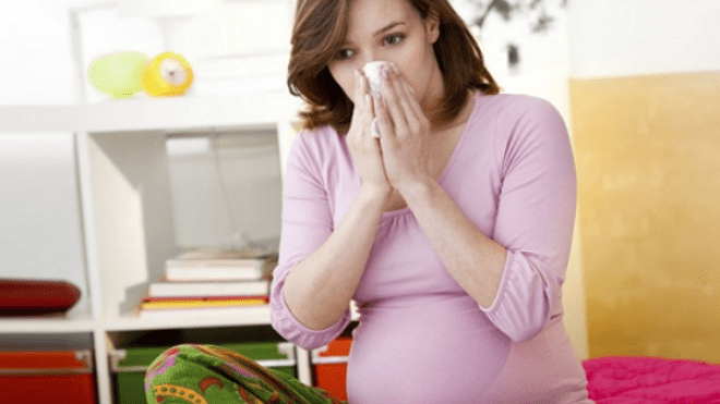 البرد والإنفلونزا أثناء الحمل