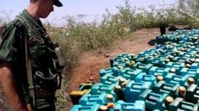 حجز 3000 لتر من الوقود المهرّب بالجنوب