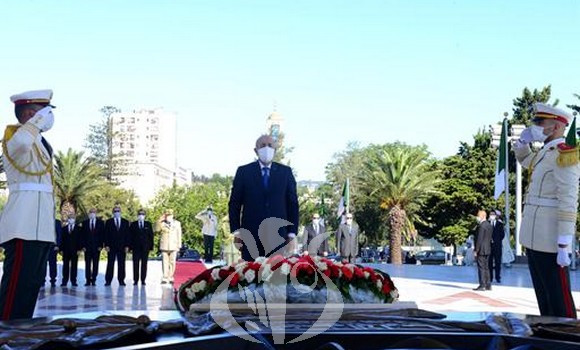 Fête de l’Indépendance : Le président Tebboune se recueille à la mémoire des martyrs de la guerre de libération nationale
