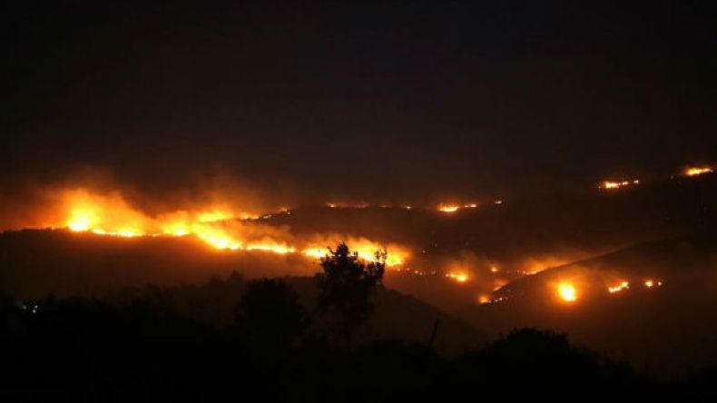 خسائر مادية وبشرية في إسرائيل والنيران لا تزال مستمرة
