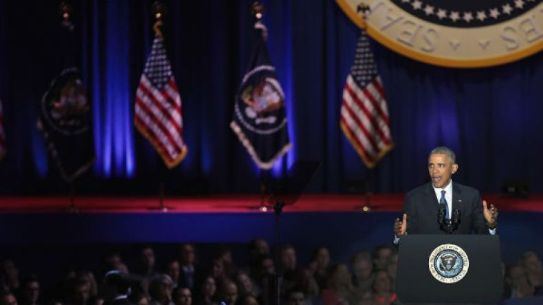 أوباما في خطابه الوداعي: أمريكا اليوم “أفضل وأقوى”