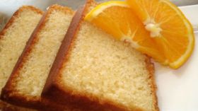 كيك إسفنجي بالبرتقال