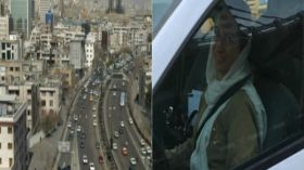 سائقات بشوارع طهران!