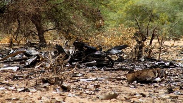 Découverte des débris de l’avion ukrainien écrasé au sud de l’aéroport de Tamanrasset