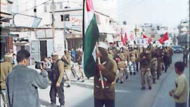 كتيبة فلسطينية أنهت تدريبها في الأردن بتمويل أمريكي
