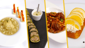 مقبلات – أطباق رئيسية – تحليات