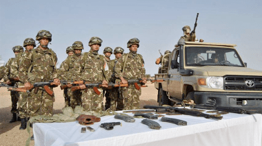 Armed forces foil an attempted to smuggle war weapons, ammunition across the border