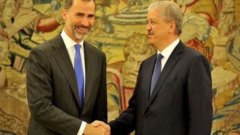 ملك إسبانيا يستقبل سلال بمدريد