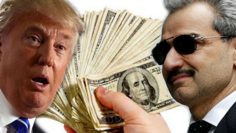 الوليد بن طلال ينقذ ترامب من الإفلاس ويتهمه بنكران الجميل!