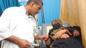 معالجة 500 مريض منهم مسنون بالبرمة