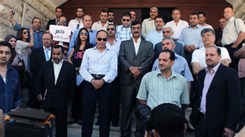 الأردن: صحافيون وناشرو مواقع يعتصمون إحتجاجا على تعديل “المطبوعات”