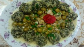 كريات السلق بالمرق الأبيض