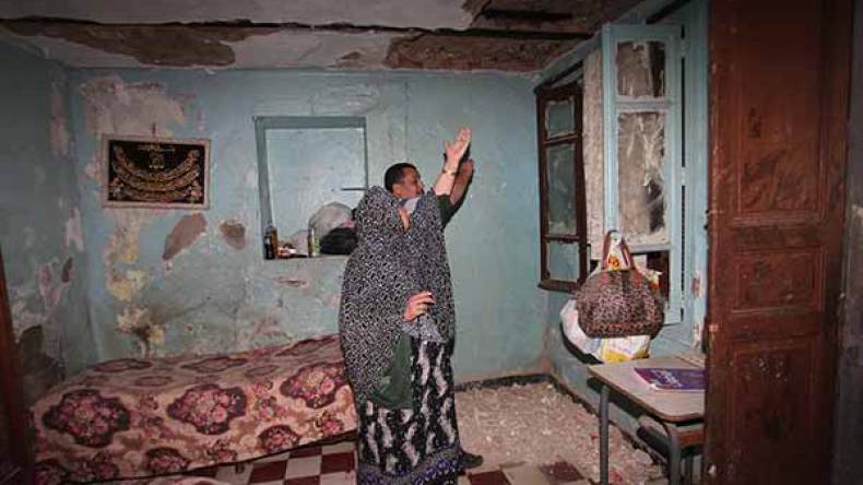 8 عائلات تواجه الموت ردما تحت الأنقاض بالقبة