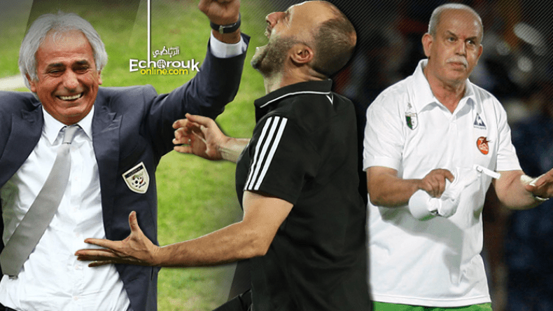 الجماهير الجزائرية تنبش في إنجازات بلماضي وخاليلوزيتش وسعدان