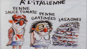 مجلة “شارلي ايبدو” تسخر من ضحايا زلزال إيطاليا