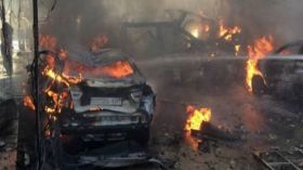 قتيلان و7 جرحى في تفجير انتحاري بمدينة حمص