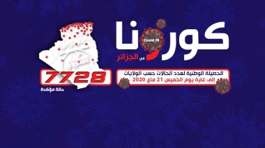 كورونا في الجزائر.. عدد الإصابات في كل الولايات