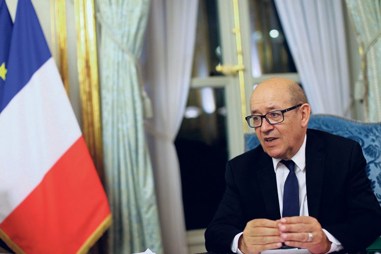 Le Drian: «Tebboune est l’interlocuteur de la France»