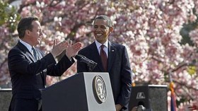 Obama Welcomes British PM to White House