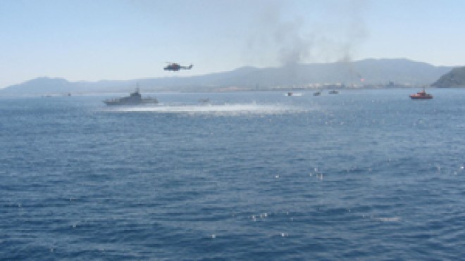 الناحية العسكرية الخامسة تنظم أكبر مناورة في مكافحة التلوث البحري