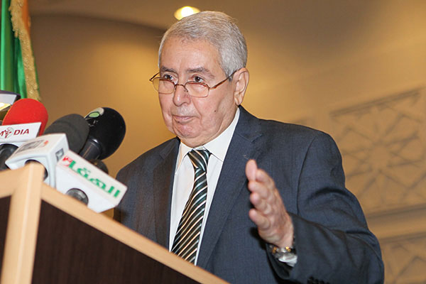 Bensalah: «L’Algérie pour une réforme de la Ligue arabe et avec la Palestine»