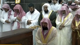 هل دعا السديس على قطر في صلاة التراويح؟