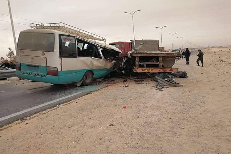 Ouargla: Trois morts et 10 blessés dans un accident à Touggourt