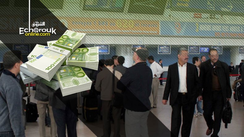 السماح للمسافرين بنقل 5000 أورو دون تصريح بداية من جانفي