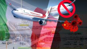 Vols Alger –Milan non affectés, vols vers Pékin suspendus