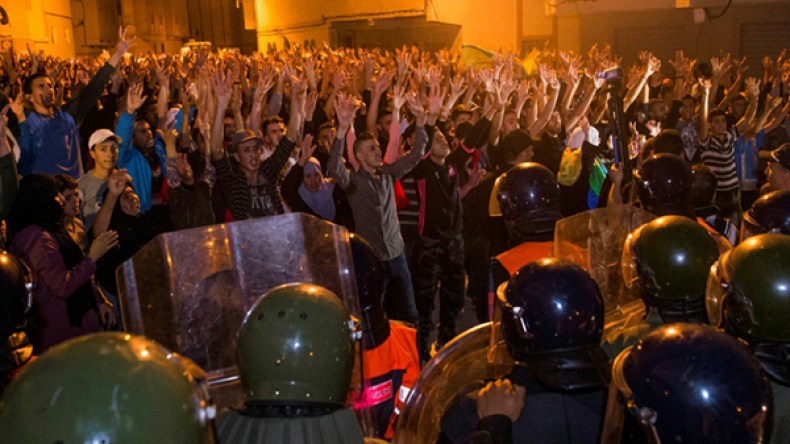 الأمن المغربي يشن حملة اعتقالات جديدة في الحسيمة