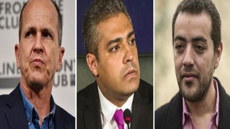جائزة حرية التعبير لصحافيي الجزيرة الذين كانوا معتقلين في مصر